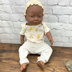 Vintage Diana 1999 Baby Boy Doll Anatomically Correct Brown Skin 20 Inch